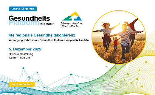 4. Regionale Gesundheitskonferenz Rhein-Neckar - am 05. Dezember, digital