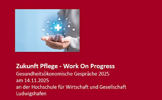 Gesundheitsökonomische Gespräche an der HWG Ludwigshafen am 14. November 2025